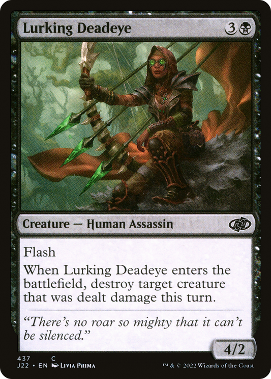 Lurking Deadeye (J22-437) - Jumpstart 2022 - Premium MTG Single from Wizards of the Coast - Just $0.08! Shop now at Game Crave Tournament Store