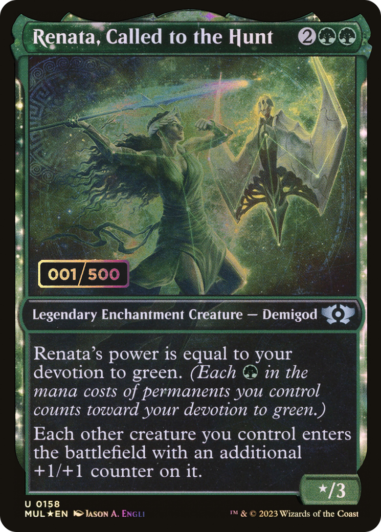 Renata, Called to the Hunt (MUL-158Z) - Multiverse Legends: (Showcase, nyxtouched) Foil - Premium MTG Single from Wizards of the Coast - Just $18! Shop now at Game Crave Tournament Store
