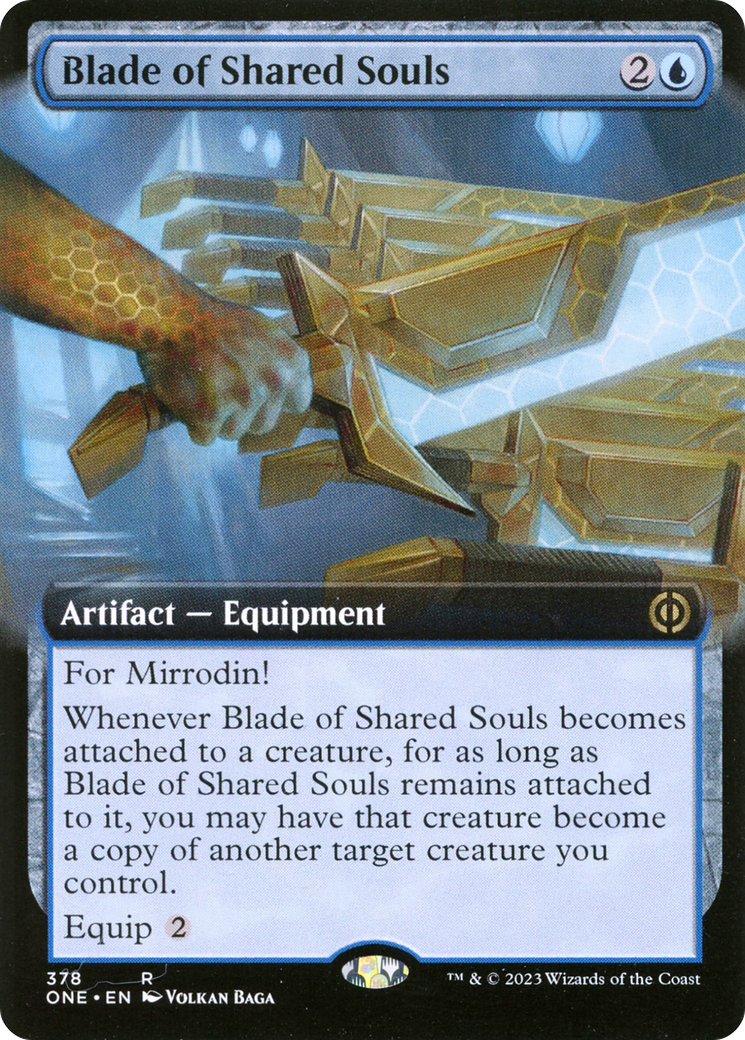 Blade of Shared Souls (ONE-378) - Phyrexia: All Will Be One: (Extended Art) Foil - Premium MTG Single from Wizards of the Coast - Just $0.08! Shop now at Game Crave Tournament Store