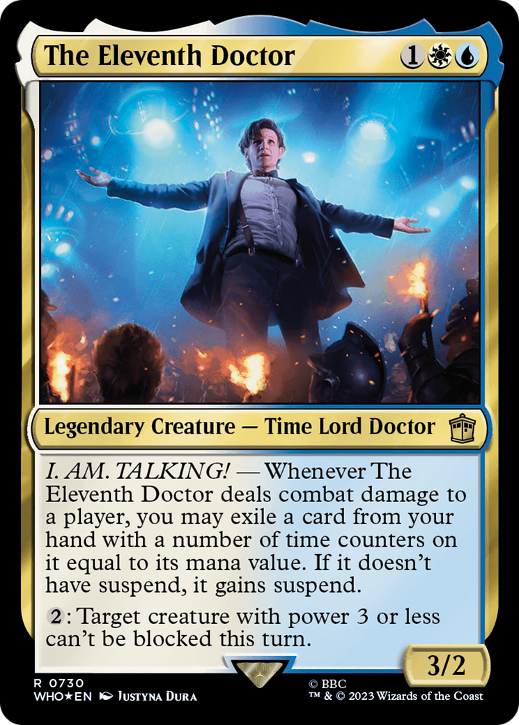 The Eleventh Doctor (WHO-730) - Doctor Who Foil - Premium MTG Single from Wizards of the Coast - Just $0.36! Shop now at Game Crave Tournament Store