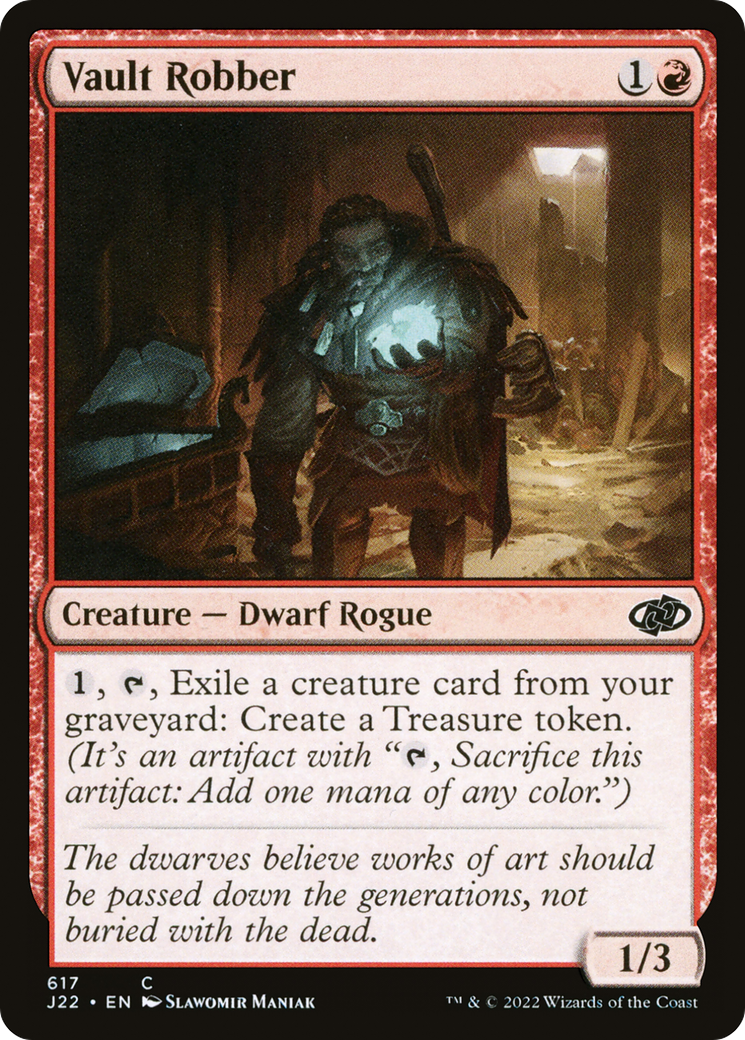 Vault Robber (J22-617) - Jumpstart 2022 - Premium MTG Single from Wizards of the Coast - Just $0.08! Shop now at Game Crave Tournament Store