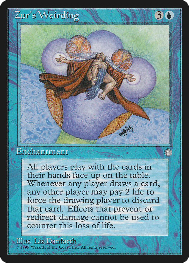 Zur's Weirding (ICE-110) - Ice Age - Premium MTG Single from Wizards of the Coast - Just $0.08! Shop now at Game Crave Tournament Store