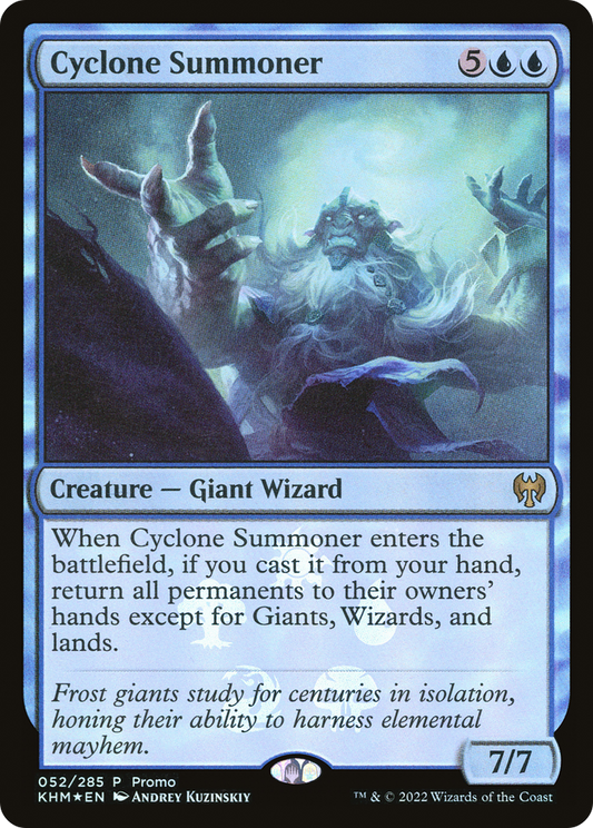 Cyclone Summoner (PRES-052) - Resale Promos - Premium MTG Single from Wizards of the Coast - Just $0.08! Shop now at Game Crave Tournament Store