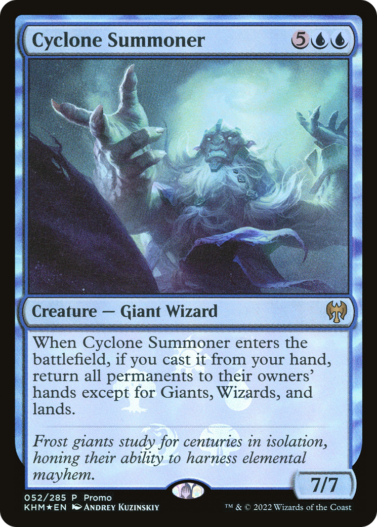 Cyclone Summoner (PRES-052) - Resale Promos Foil - Premium MTG Single from Wizards of the Coast - Just $0.08! Shop now at Game Crave Tournament Store