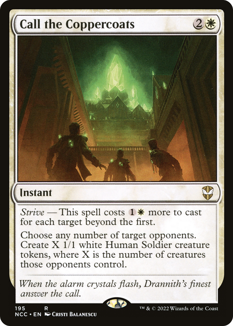 Call the Coppercoats (NCC-195) - New Capenna Commander - Premium MTG Single from Wizards of the Coast - Just $1.57! Shop now at Game Crave Tournament Store