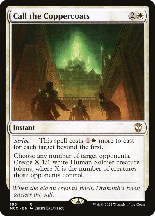 Call the Coppercoats (NCC-195) - New Capenna Commander - Premium MTG Single from Wizards of the Coast - Just $1.57! Shop now at Game Crave Tournament Store