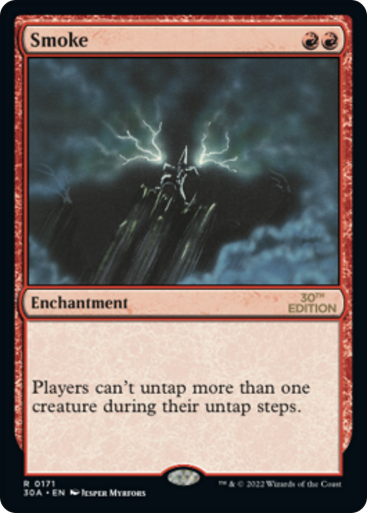 Smoke (30A-171) - 30th Anniversary Edition - Premium MTG Single from Wizards of the Coast - Just $6.25! Shop now at Game Crave Tournament Store