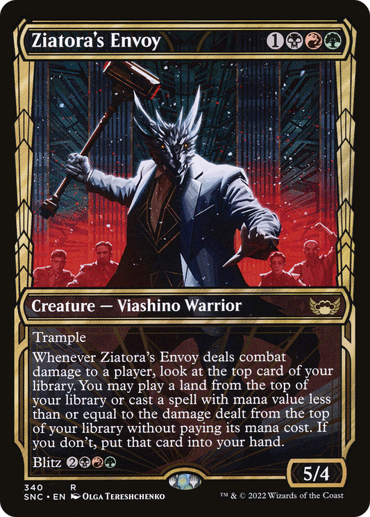 Ziatora's Envoy (SNC-340) - Streets of New Capenna: (Showcase) - Premium MTG Single from Wizards of the Coast - Just $0.08! Shop now at Game Crave Tournament Store