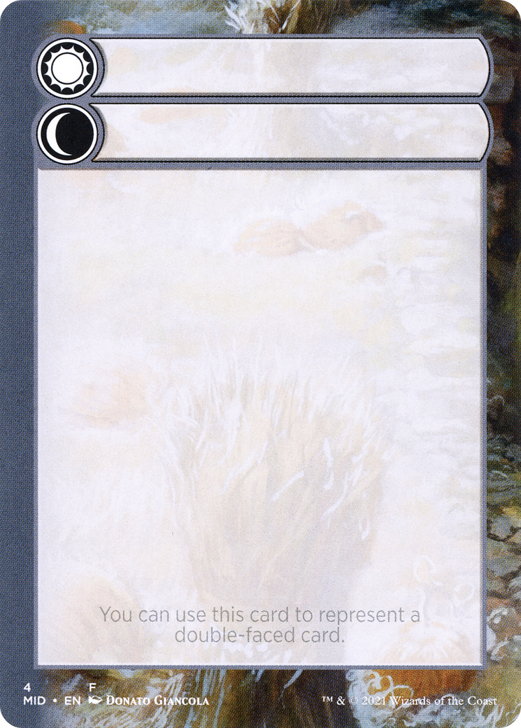 Double-Faced Substitute Card (SMID-004) - Innistrad: Midnight Hunt Substitute Cards - Premium MTG Single from Wizards of the Coast - Just $0! Shop now at Game Crave Tournament Store