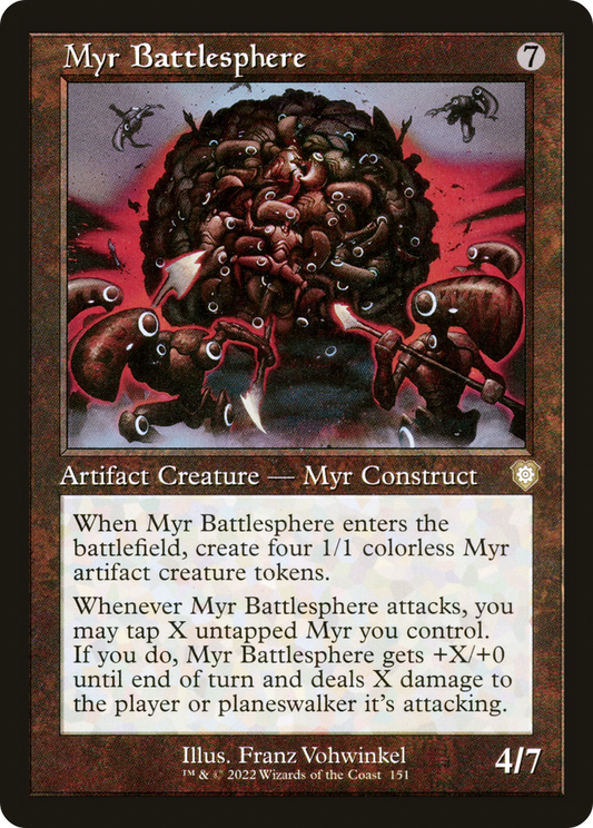 Myr Battlesphere (BRC-151) - The Brothers' War Commander - Premium MTG Single from Wizards of the Coast - Just $0.08! Shop now at Game Crave Tournament Store