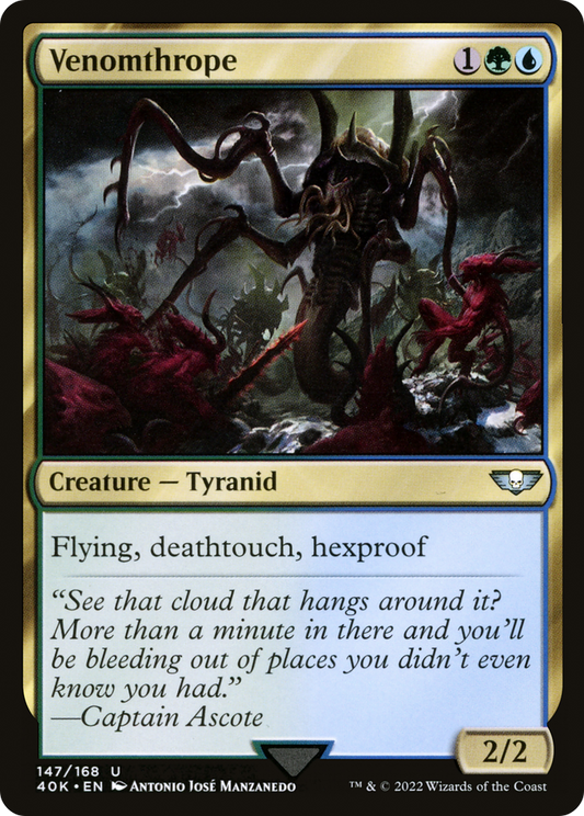 Venomthrope (40K-147) - Warhammer 40,000 Commander - Premium MTG Single from Wizards of the Coast - Just $1.21! Shop now at Game Crave Tournament Store