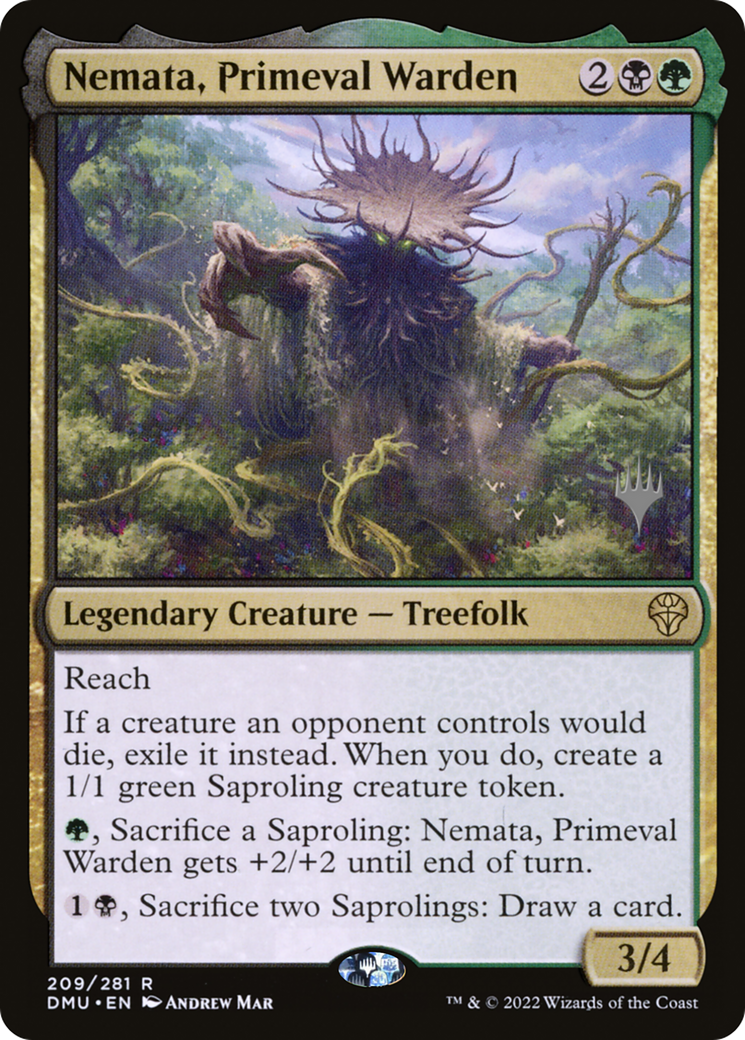 Nemata, Primeval Warden (PDMU-209P) - Dominaria United Promos - Premium MTG Single from Wizards of the Coast - Just $0.21! Shop now at Game Crave Tournament Store