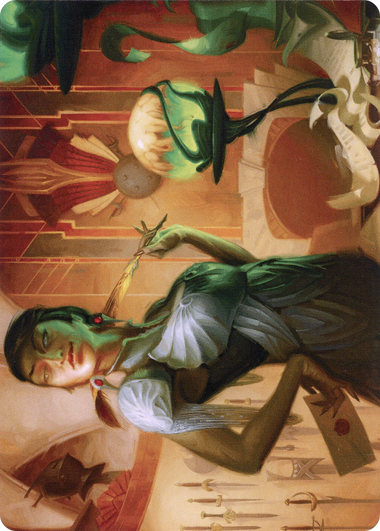 Mari, the Killing Quill // Mari, the Killing Quill (ASNC-057) - New Capenna Art Series (Borderless) Foil - Premium MTG Single from Wizards of the Coast - Just $0! Shop now at Game Crave Tournament Store