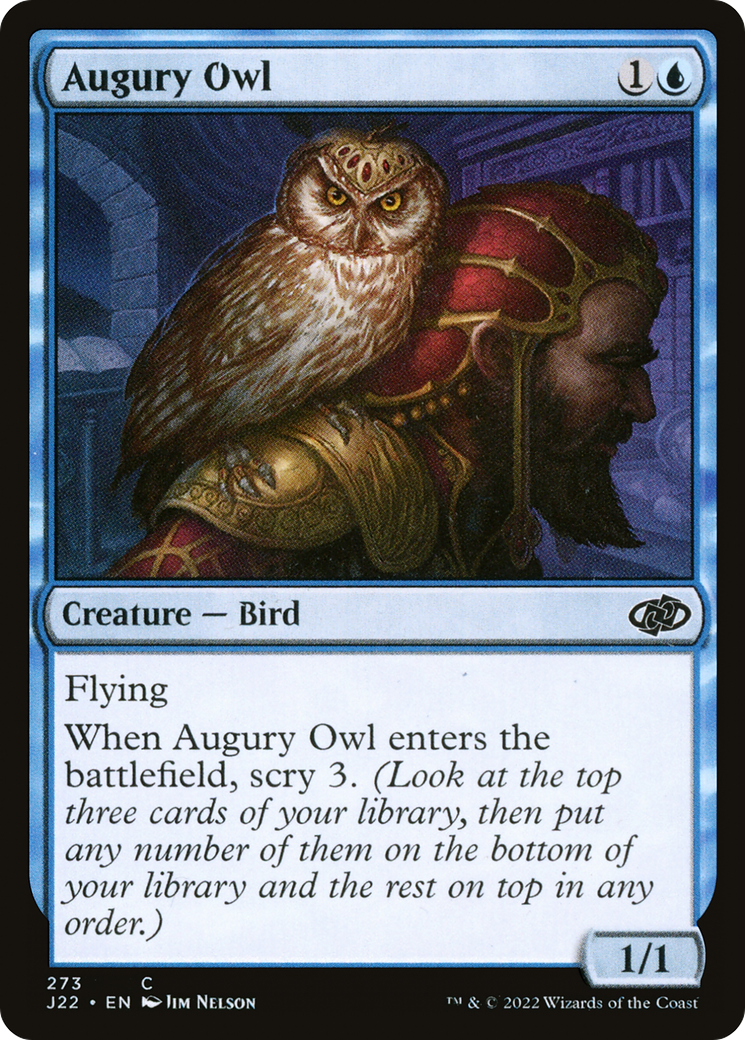 Augury Owl (J22-273) - Jumpstart 2022 - Premium MTG Single from Wizards of the Coast - Just $0.25! Shop now at Game Crave Tournament Store