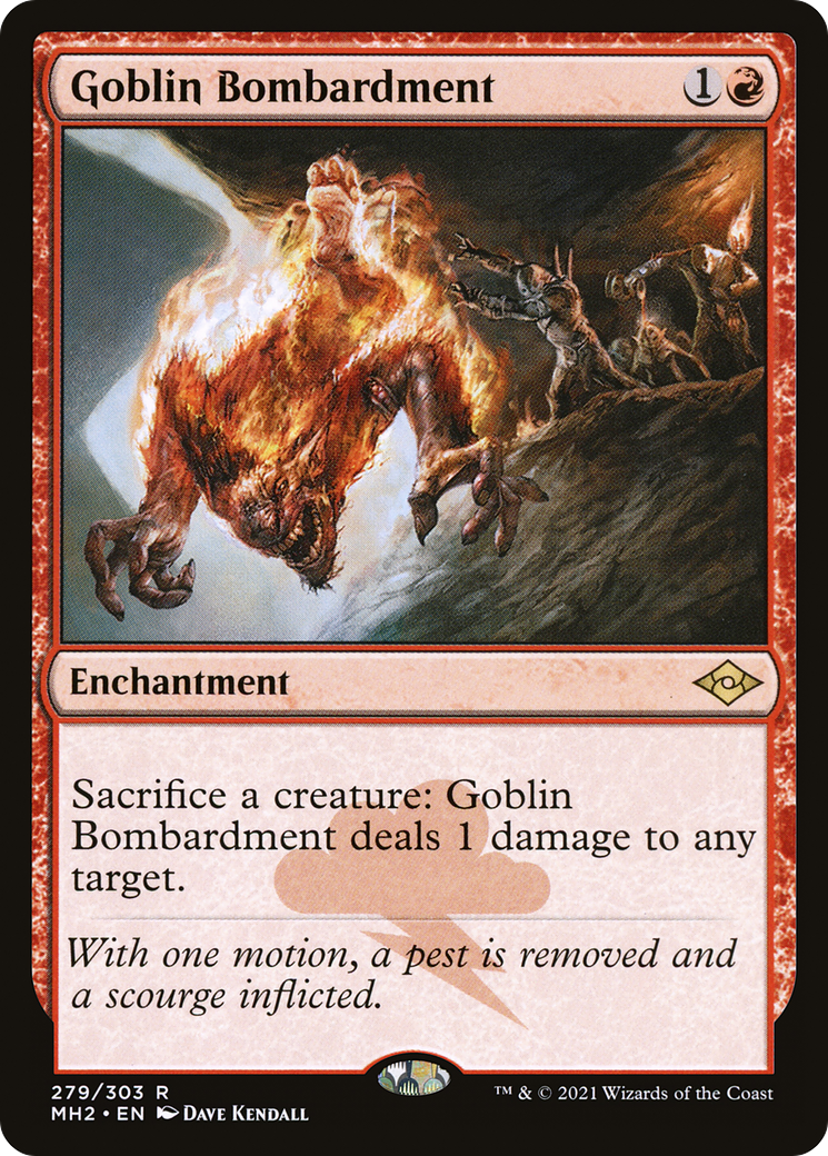 Goblin Bombardment (MH2-279) - Modern Horizons 2 - Premium MTG Single from Wizards of the Coast - Just $0.51! Shop now at Game Crave Tournament Store