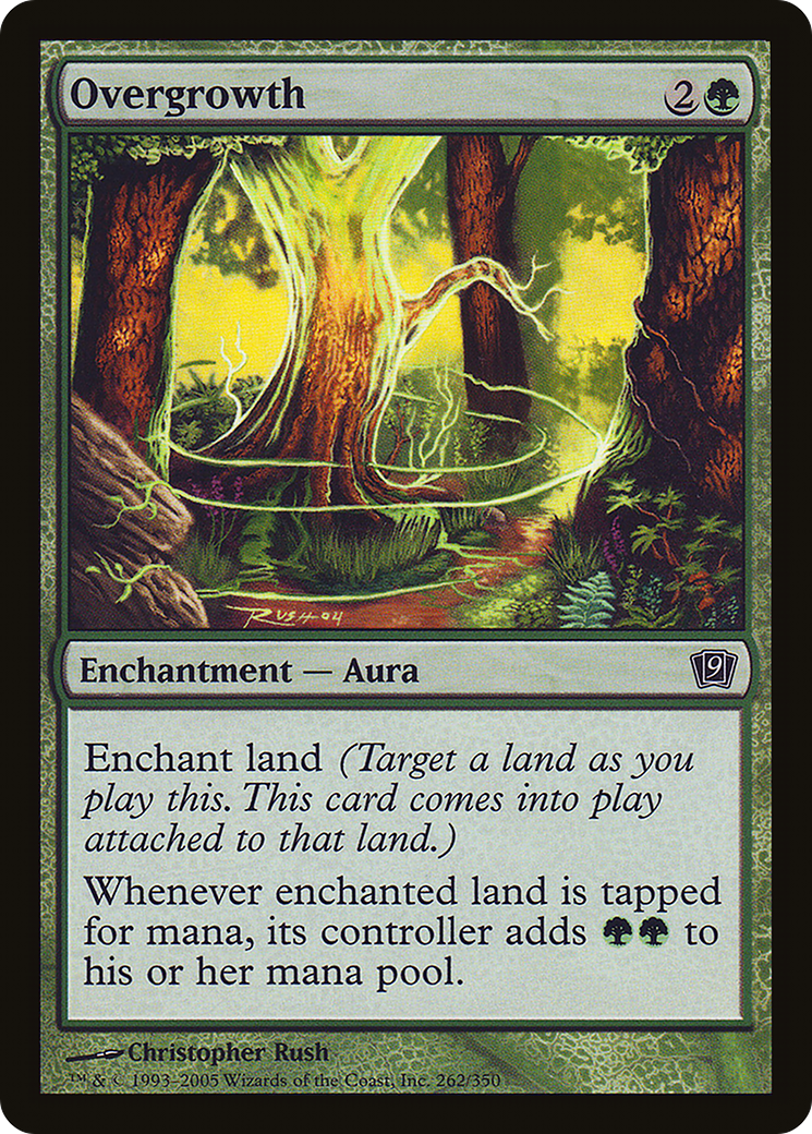 Overgrowth (9ED-262★) - Ninth Edition Foil - Premium MTG Single from Wizards of the Coast - Just $2.34! Shop now at Game Crave Tournament Store