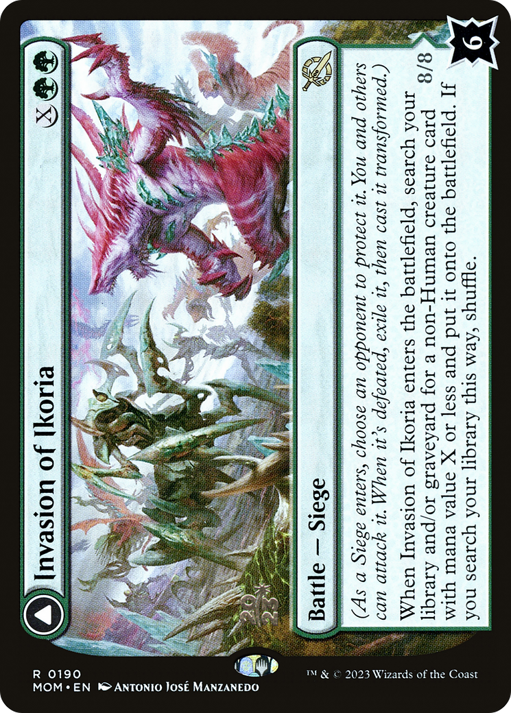 Invasion of Ikoria // Zilortha, Apex of Ikoria (PMOM-190S) - March of the Machine Promos Foil - Premium MTG Single from Wizards of the Coast - Just $17.91! Shop now at Game Crave Tournament Store