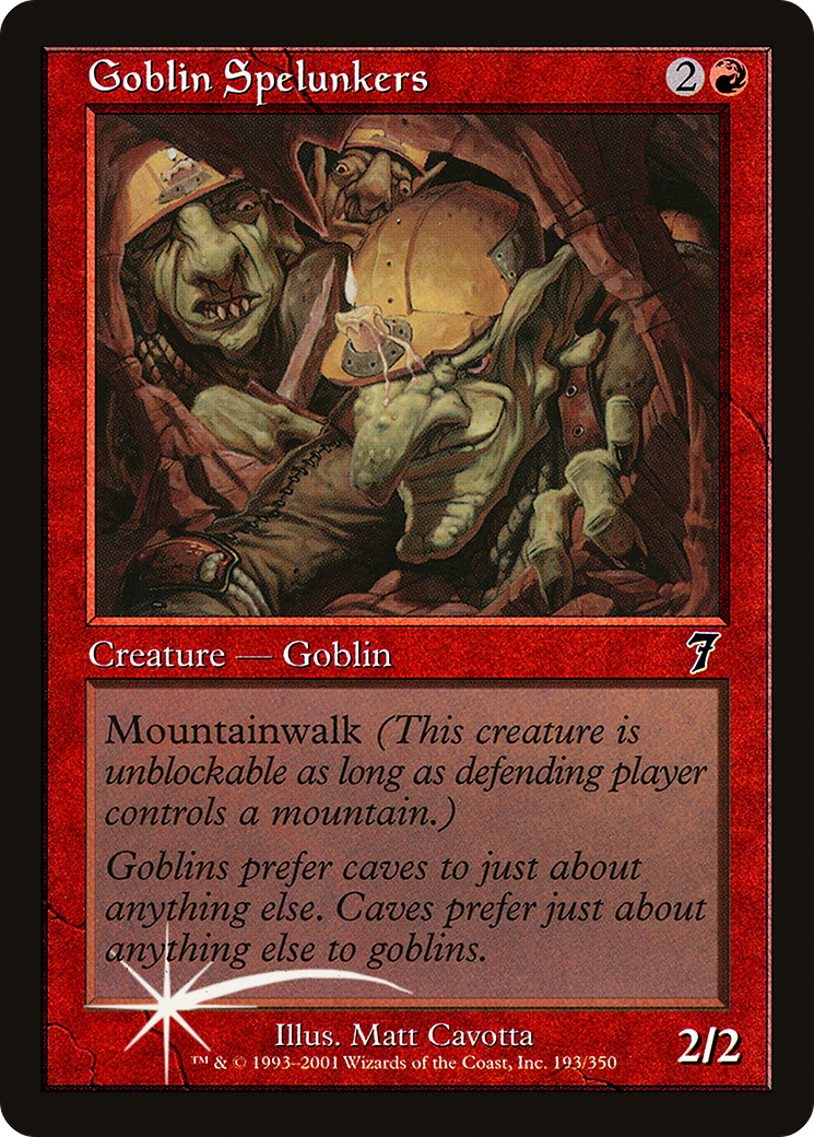 Goblin Spelunkers (7ED-193★) - Seventh Edition Foil - Premium MTG Single from Wizards of the Coast - Just $1.70! Shop now at Game Crave Tournament Store