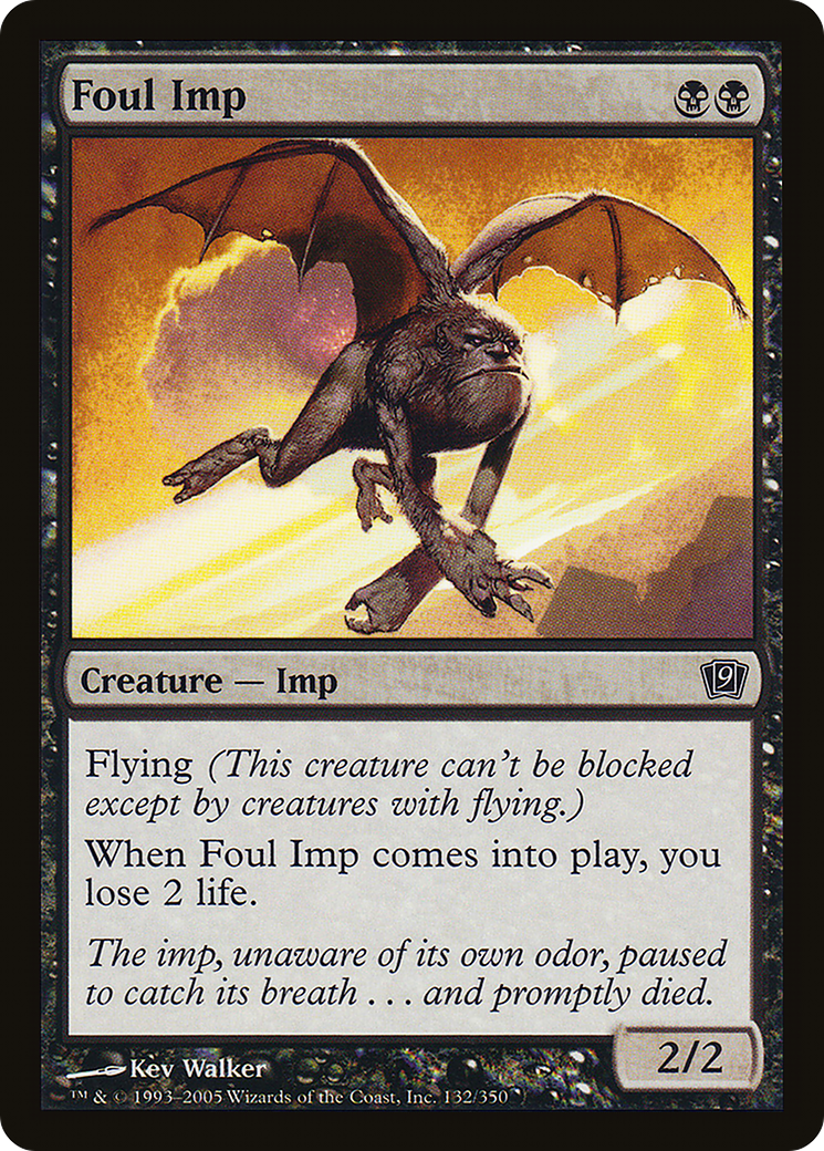 Foul Imp (9ED-132★) - Ninth Edition Foil - Premium MTG Single from Wizards of the Coast - Just $0.08! Shop now at Game Crave Tournament Store