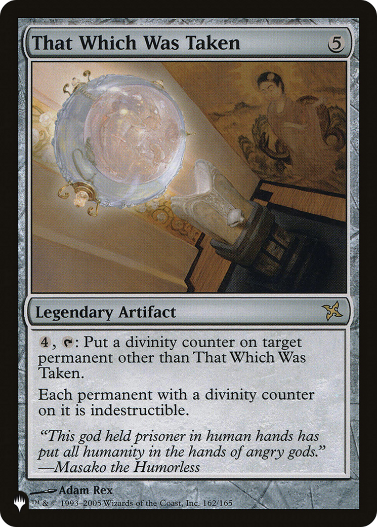 That Which Was Taken (PLIST-723) - The List - Premium MTG Single from Wizards of the Coast - Just $2.82! Shop now at Game Crave Tournament Store