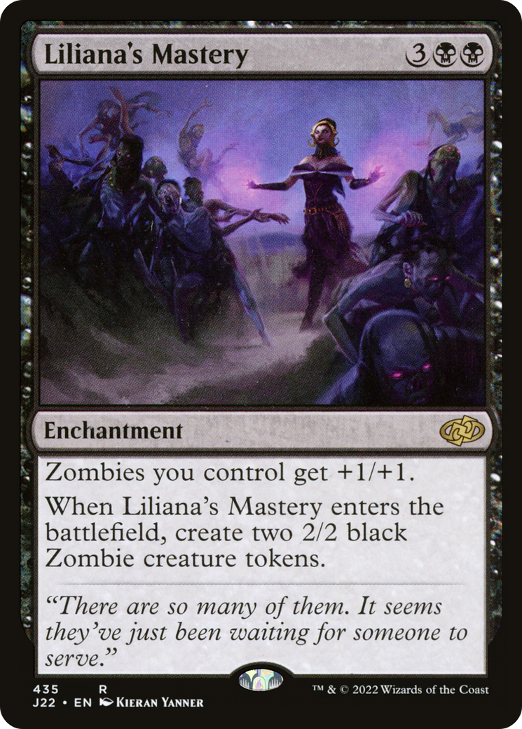 Liliana's Mastery (J22-435) - Jumpstart 2022 - Premium MTG Single from Wizards of the Coast - Just $0.08! Shop now at Game Crave Tournament Store
