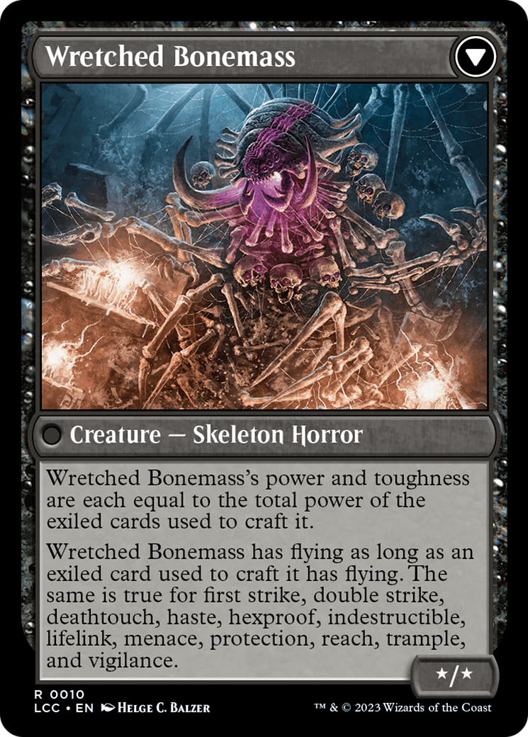 Altar of the Wretched // Wretched Bonemass (LCC-010) - The Lost Caverns of Ixalan Commander Foil - Premium MTG Single from Wizards of the Coast - Just $0.08! Shop now at Game Crave Tournament Store