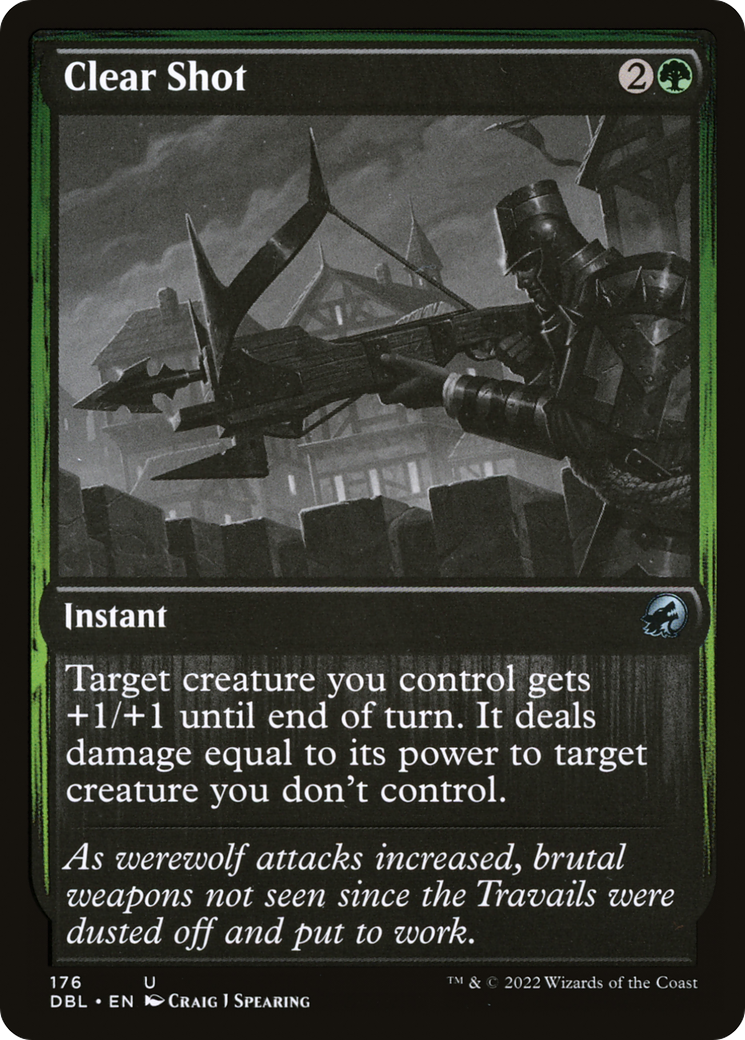 Clear Shot (DBL-176) - Innistrad: Double Feature - Premium MTG Single from Wizards of the Coast - Just $0.25! Shop now at Game Crave Tournament Store