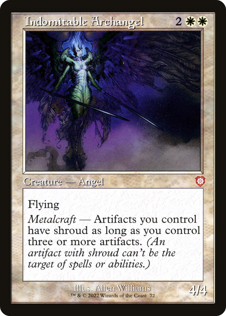 Indomitable Archangel (BRC-072) - The Brothers' War Commander - Premium MTG Single from Wizards of the Coast - Just $0.08! Shop now at Game Crave Tournament Store
