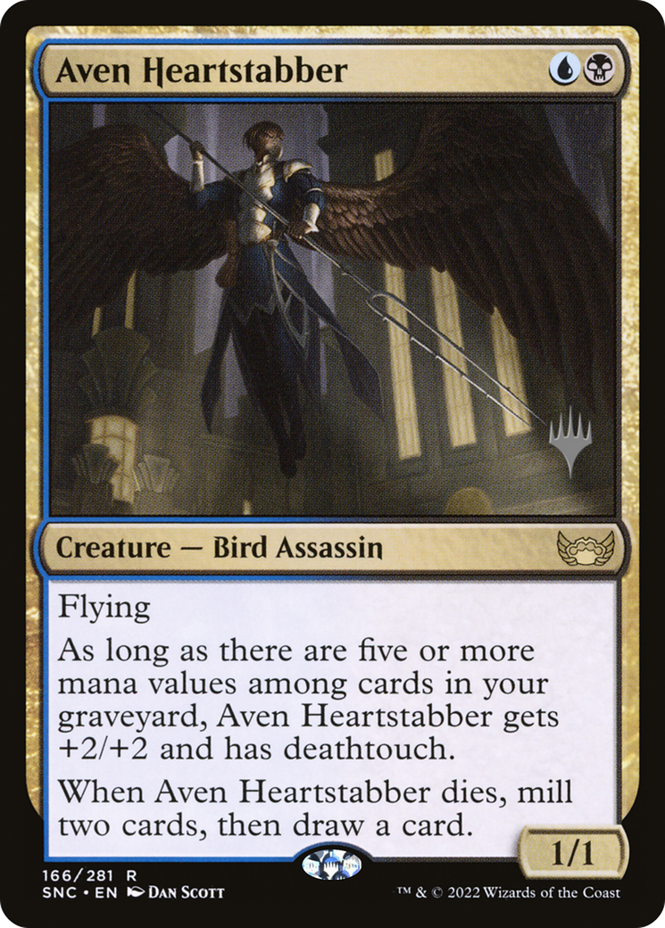 Aven Heartstabber (PSNC-166P) - Streets of New Capenna Promos - Premium MTG Single from Wizards of the Coast - Just $0.08! Shop now at Game Crave Tournament Store