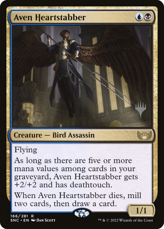 Aven Heartstabber (PSNC-166P) - Streets of New Capenna Promos Foil - Premium MTG Single from Wizards of the Coast - Just $0.12! Shop now at Game Crave Tournament Store