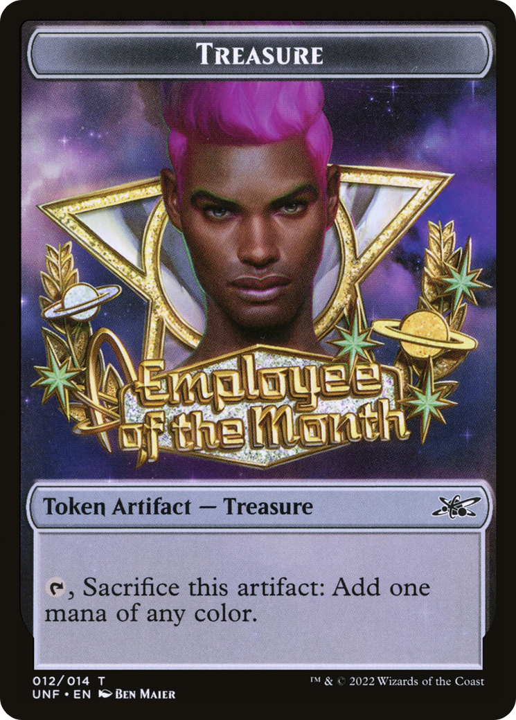 Treasure (TUNF-012) - Unfinity Tokens - Premium MTG Single from Wizards of the Coast - Just $0.08! Shop now at Game Crave Tournament Store
