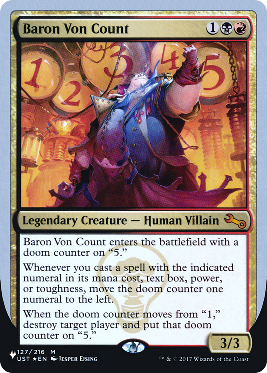 Baron Von Count (UPLIST-043) - The List (Unfinity Foil Edition) Foil - Premium MTG Single from Wizards of the Coast - Just $0.08! Shop now at Game Crave Tournament Store
