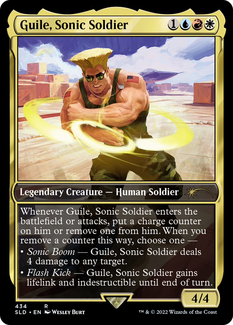 Immard, the Stormcleaver (SLD-434) - Secret Lair Drop / Guile, Sonic Soldier Foil - Premium MTG Single from Wizards of the Coast - Just $0.82! Shop now at Game Crave Tournament Store