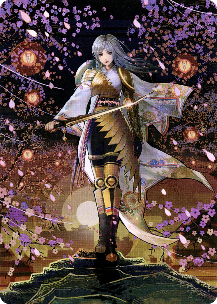 The Wandering Emperor // The Wandering Emperor (ANEO-050) - Neon Dynasty Art Series (Borderless) - Premium MTG Single from Wizards of the Coast - Just $0! Shop now at Game Crave Tournament Store