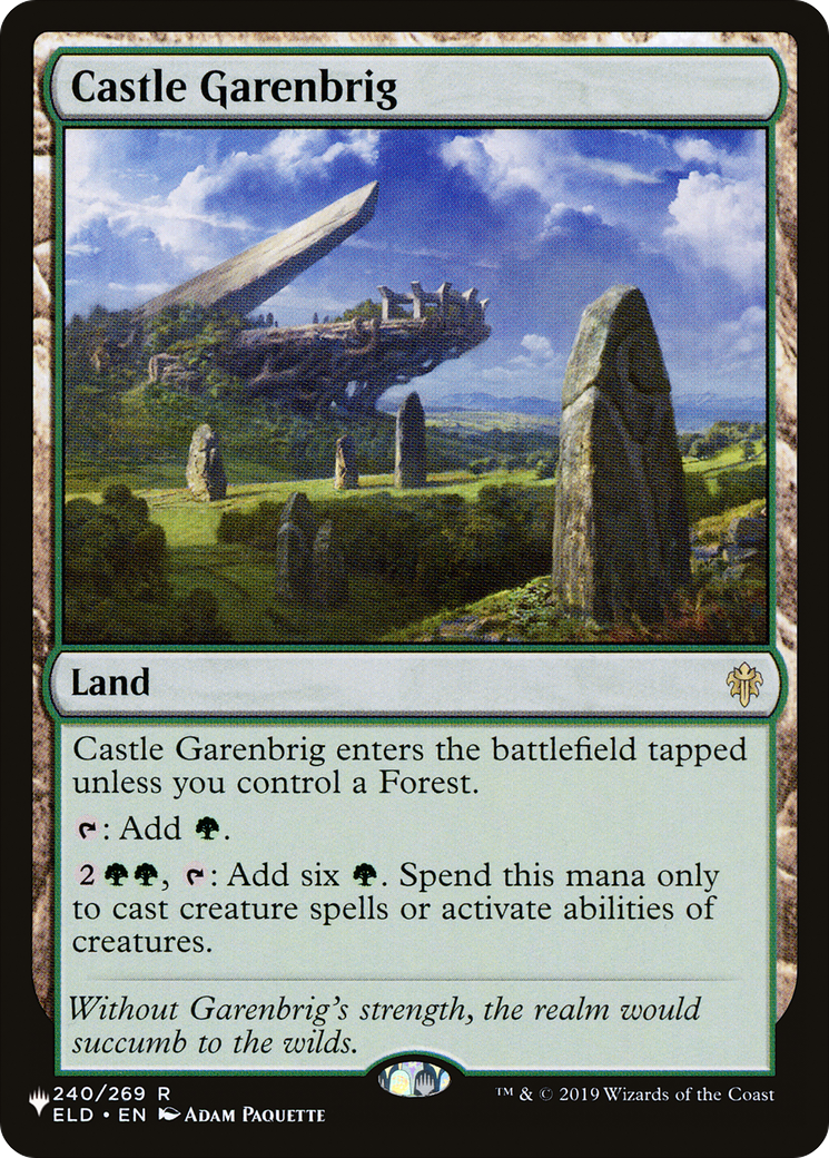 Castle Garenbrig (PLIST-1289) - The List - Premium MTG Single from Wizards of the Coast - Just $1.25! Shop now at Game Crave Tournament Store