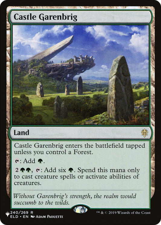 Castle Garenbrig (PLIST-1289) - The List - Premium MTG Single from Wizards of the Coast - Just $1.25! Shop now at Game Crave Tournament Store