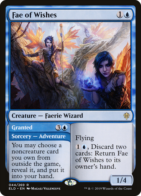 Fae of Wishes // Granted (ELD-044) - Throne of Eldraine - Premium MTG Single from Wizards of the Coast - Just $0.08! Shop now at Game Crave Tournament Store