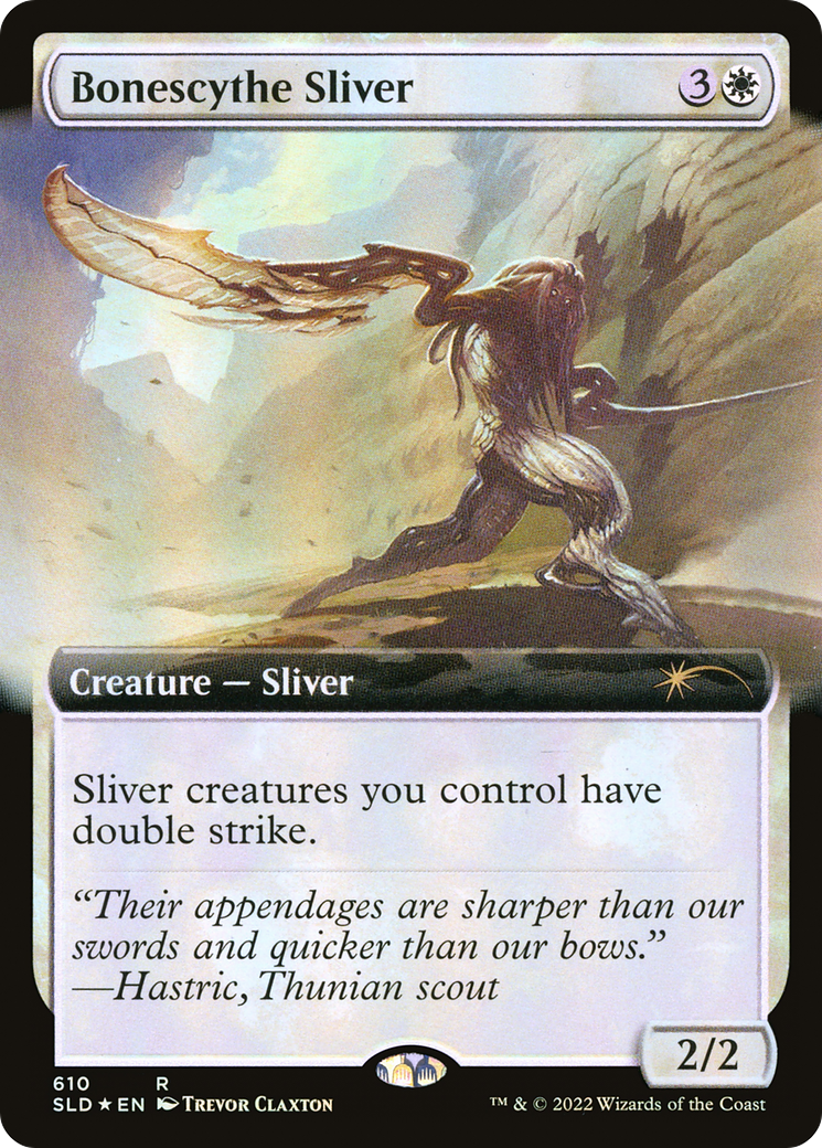 Bonescythe Sliver (SLD-610) - Secret Lair Drop: (Extended Art) Foil - Premium MTG Single from Wizards of the Coast - Just $12.62! Shop now at Game Crave Tournament Store