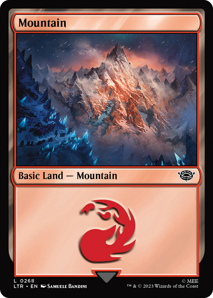 Mountain (LTR-268) - The Lord of the Rings: Tales of Middle-earth Foil - Premium MTG Single from Wizards of the Coast - Just $0.08! Shop now at Game Crave Tournament Store