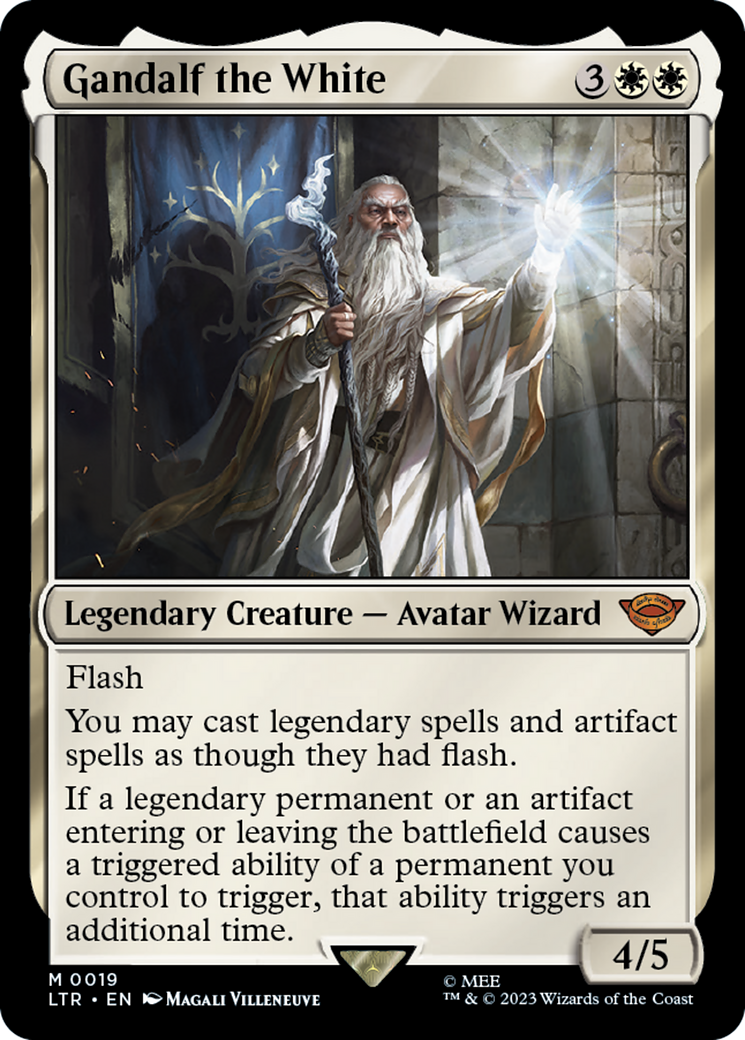 Gandalf the White (LTR-019) - The Lord of the Rings: Tales of Middle-earth - Premium MTG Single from Wizards of the Coast - Just $0.84! Shop now at Game Crave Tournament Store