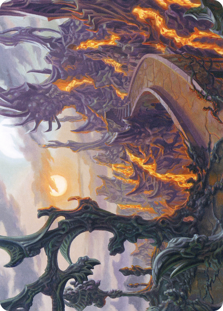 Drossforge Bridge // Drossforge Bridge (AMH2-073) - Modern Horizons 2 Art Series (Borderless) - Premium MTG Single from Wizards of the Coast - Just $0! Shop now at Game Crave Tournament Store