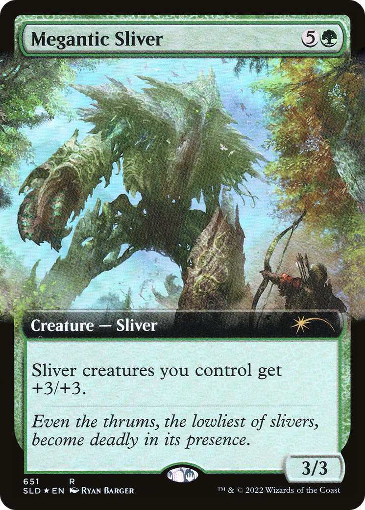 Megantic Sliver (SLD-651) - Secret Lair Drop: (Extended Art) Foil - Premium MTG Single from Wizards of the Coast - Just $2.10! Shop now at Game Crave Tournament Store