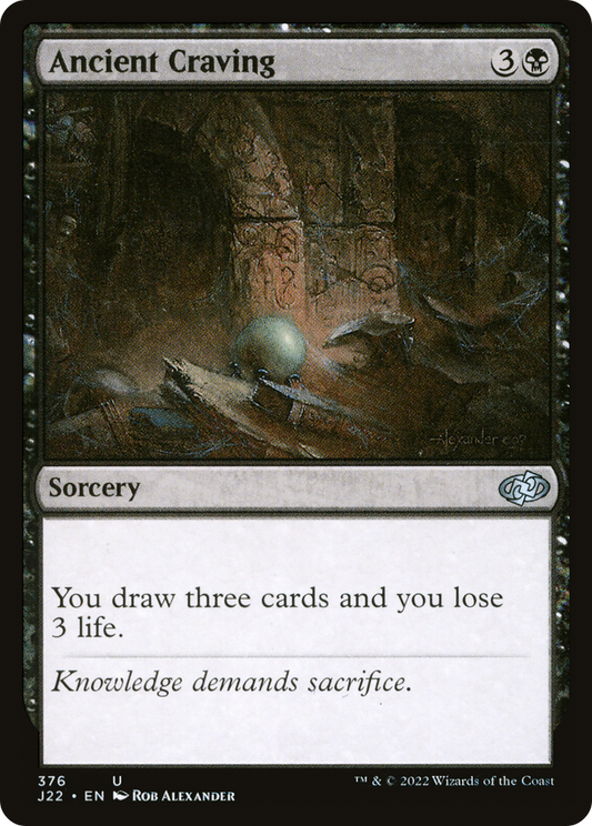 Ancient Craving (J22-376) - Jumpstart 2022 - Premium MTG Single from Wizards of the Coast - Just $0.25! Shop now at Game Crave Tournament Store