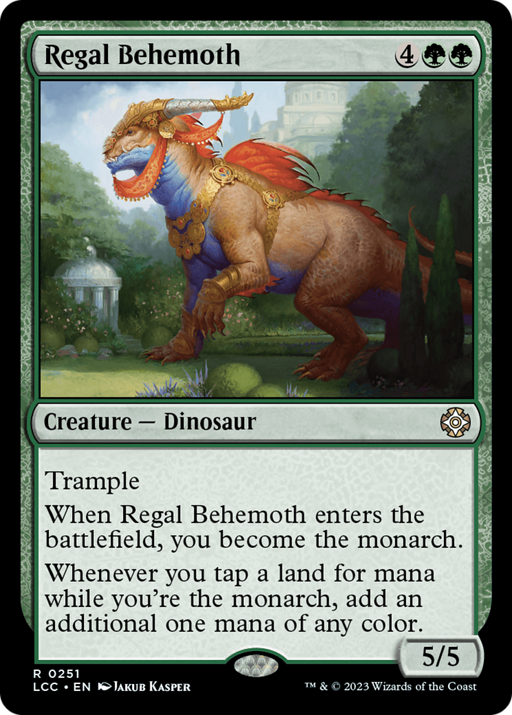 Regal Behemoth (LCC-251) - The Lost Caverns of Ixalan Commander - Premium MTG Single from Wizards of the Coast - Just $0.09! Shop now at Game Crave Tournament Store