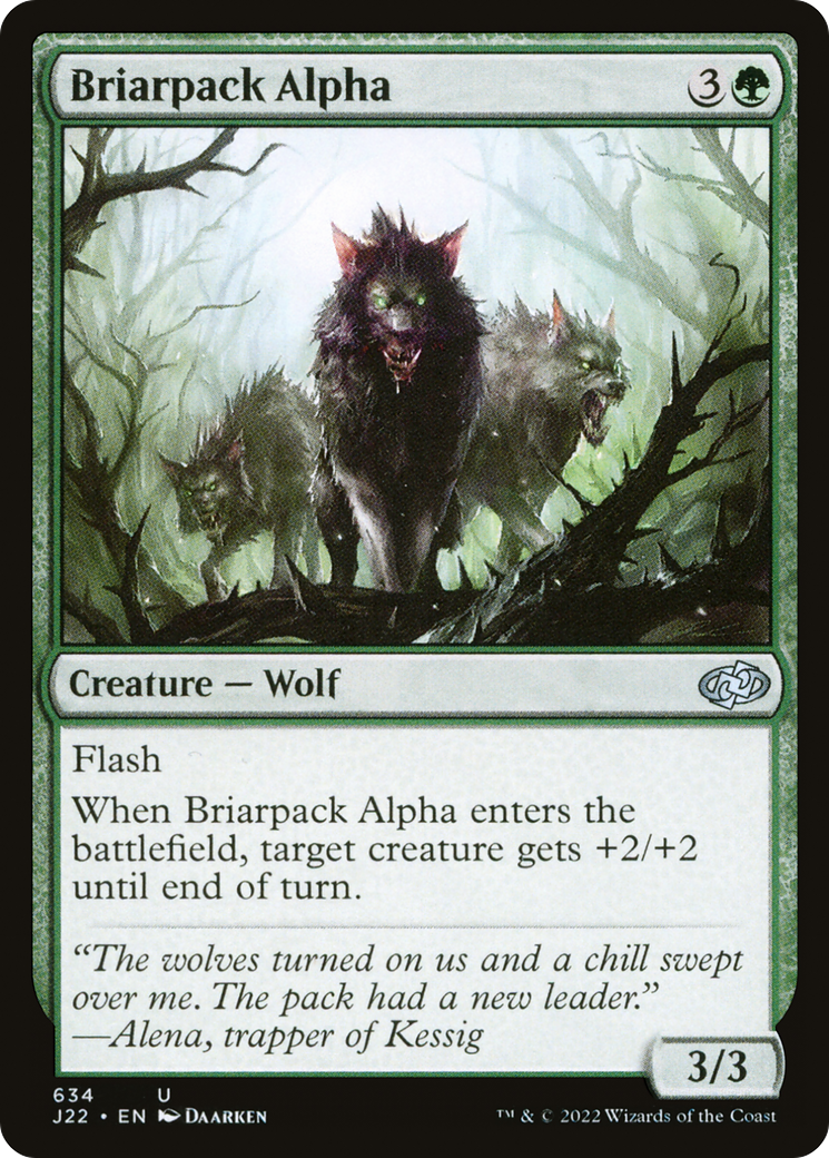 Briarpack Alpha (J22-634) - Jumpstart 2022 - Premium MTG Single from Wizards of the Coast - Just $0.08! Shop now at Game Crave Tournament Store