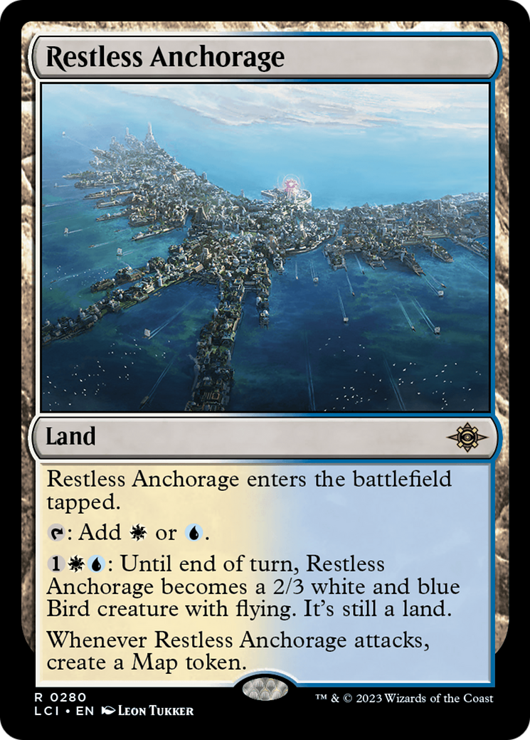 Restless Anchorage (LCI-280) - The Lost Caverns of Ixalan - Premium MTG Single from Wizards of the Coast - Just $0.56! Shop now at Game Crave Tournament Store