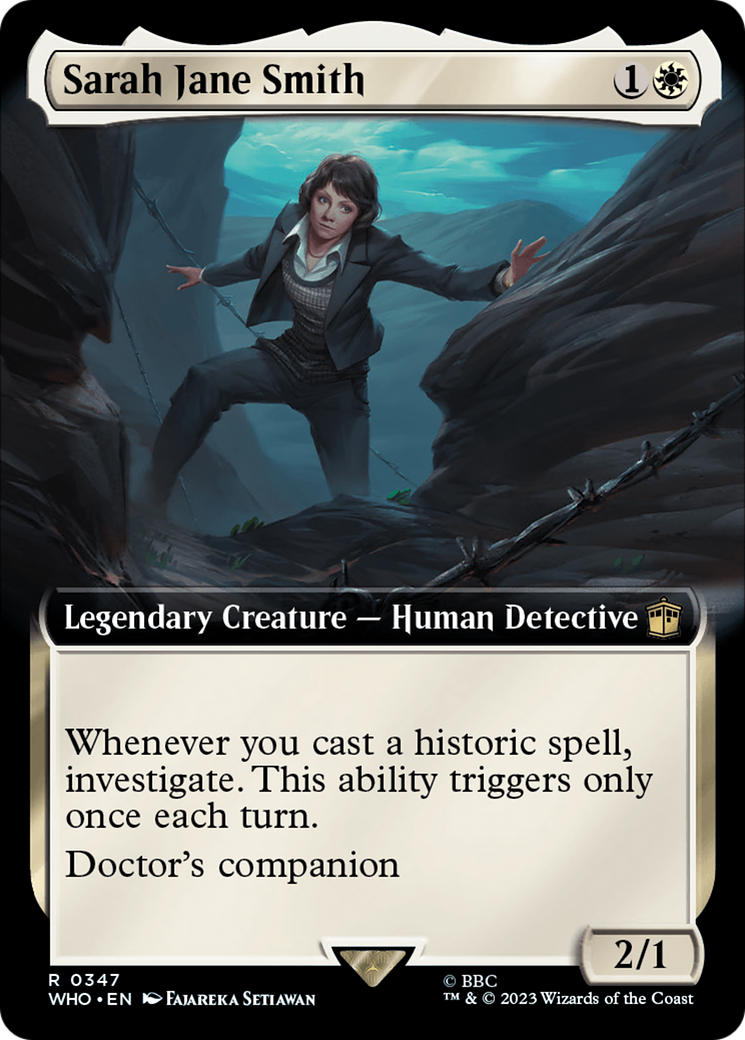 Sarah Jane Smith (WHO-347) - Doctor Who: (Extended Art) - Premium MTG Single from Wizards of the Coast - Just $0.49! Shop now at Game Crave Tournament Store