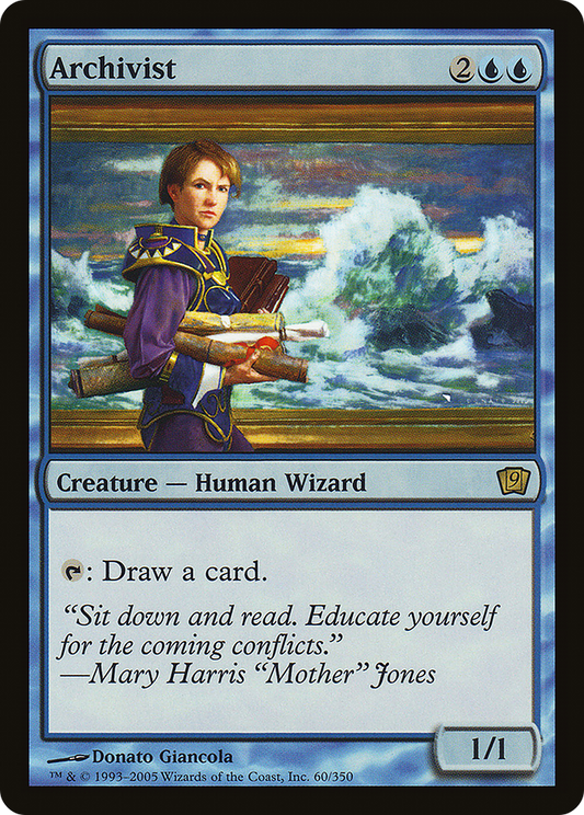 Archivist (9ED-60★) - Ninth Edition Foil - Premium MTG Single from Wizards of the Coast - Just $0.72! Shop now at Game Crave Tournament Store
