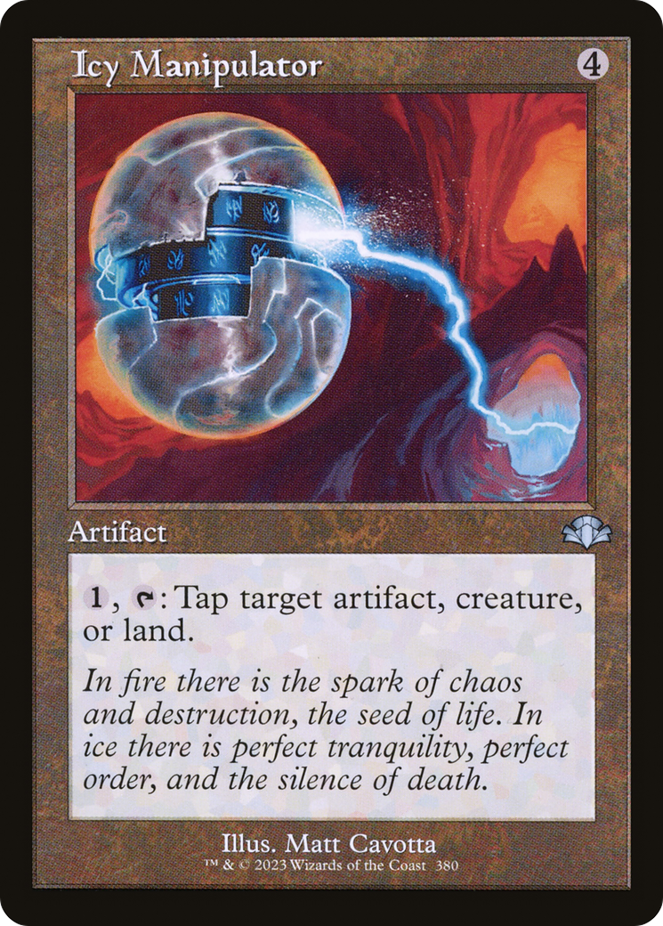 Icy Manipulator (DMR-380) - Dominaria Remastered Foil - Premium MTG Single from Wizards of the Coast - Just $0.08! Shop now at Game Crave Tournament Store