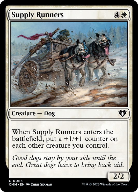 Supply Runners (CMM-063) - Commander Masters - Premium MTG Single from Wizards of the Coast - Just $0.08! Shop now at Game Crave Tournament Store